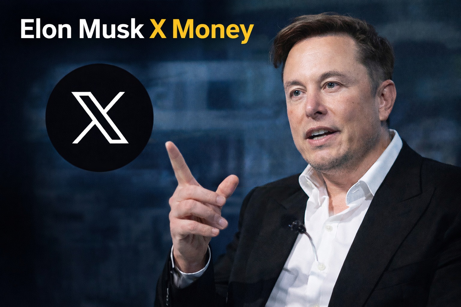 Elon Musk X Money फीचर की घोषणा करते हुए एलन मस्क