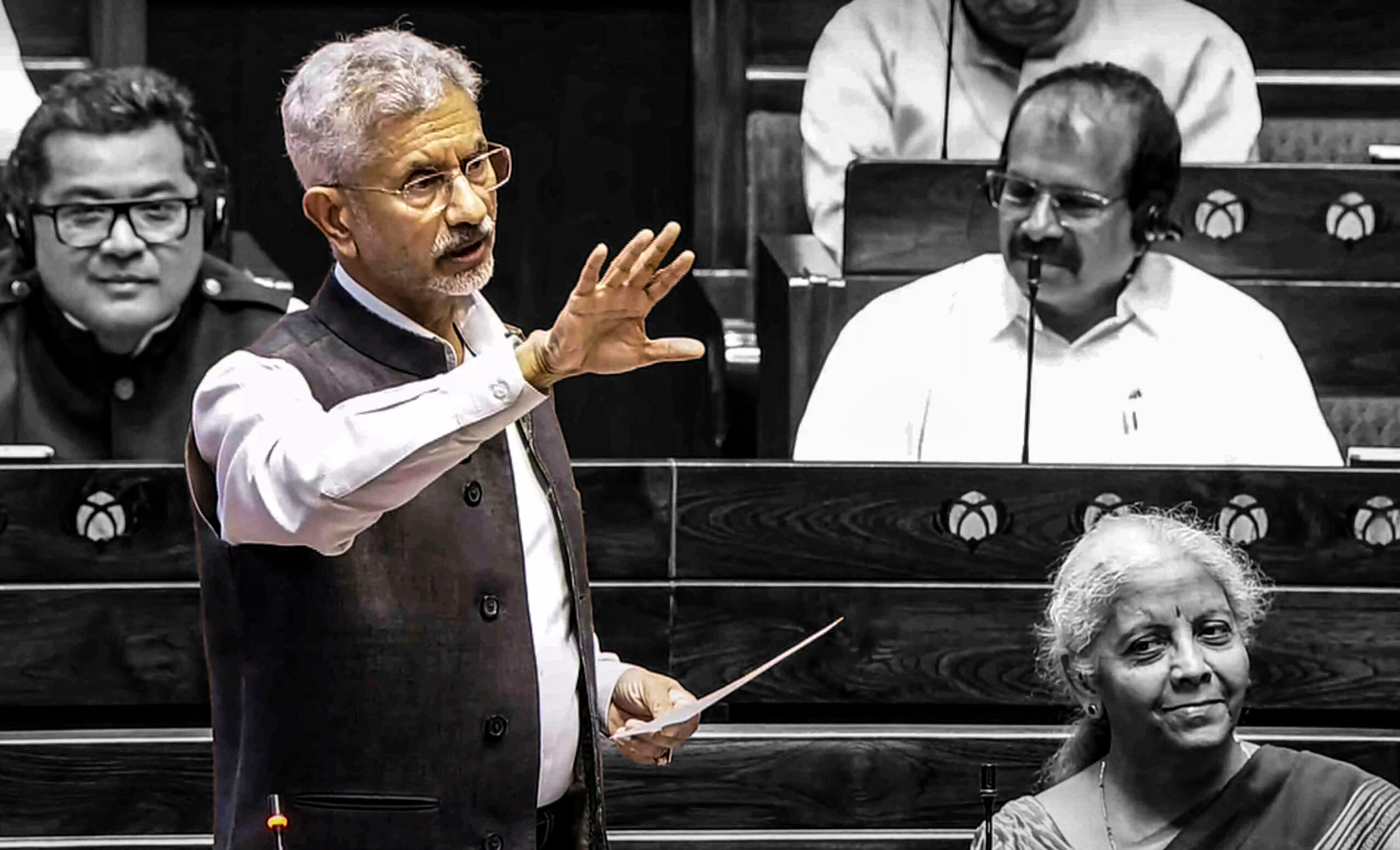 S Jaishankar Iran Statement के दौरान संसद में विदेश मंत्री एस जयशंकर