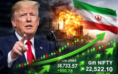 Trump Iran strike delay impact on stock market Dow Jones Gift Nifty surge